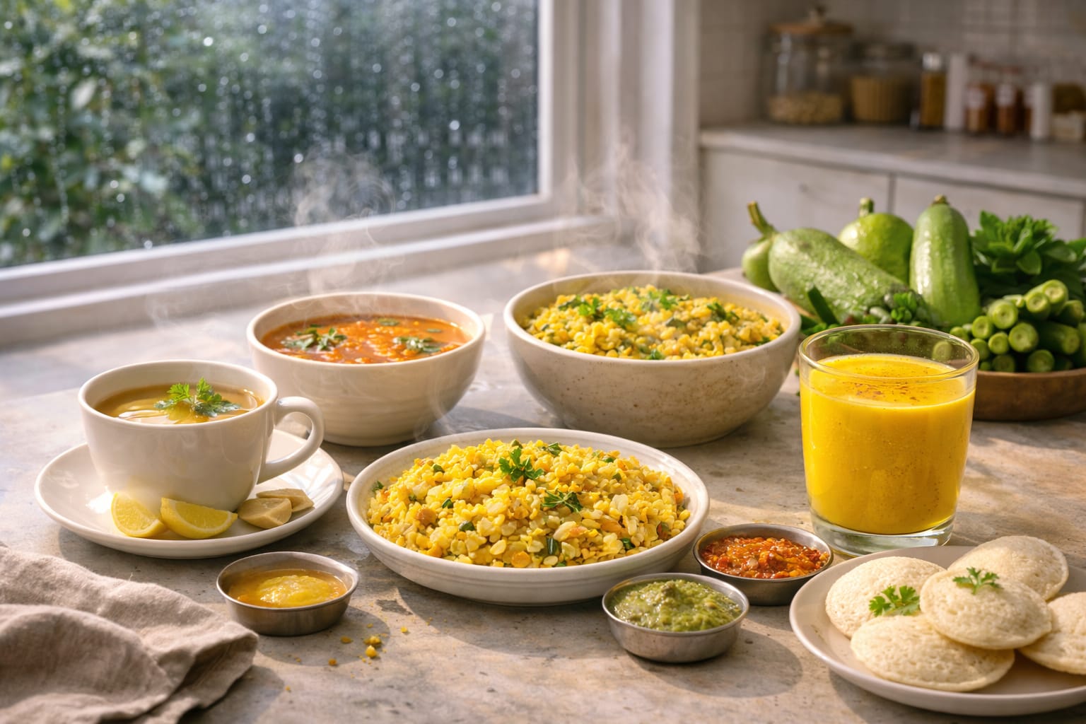 Best Foods for Monsoon (Light & Digestion-Friendly)