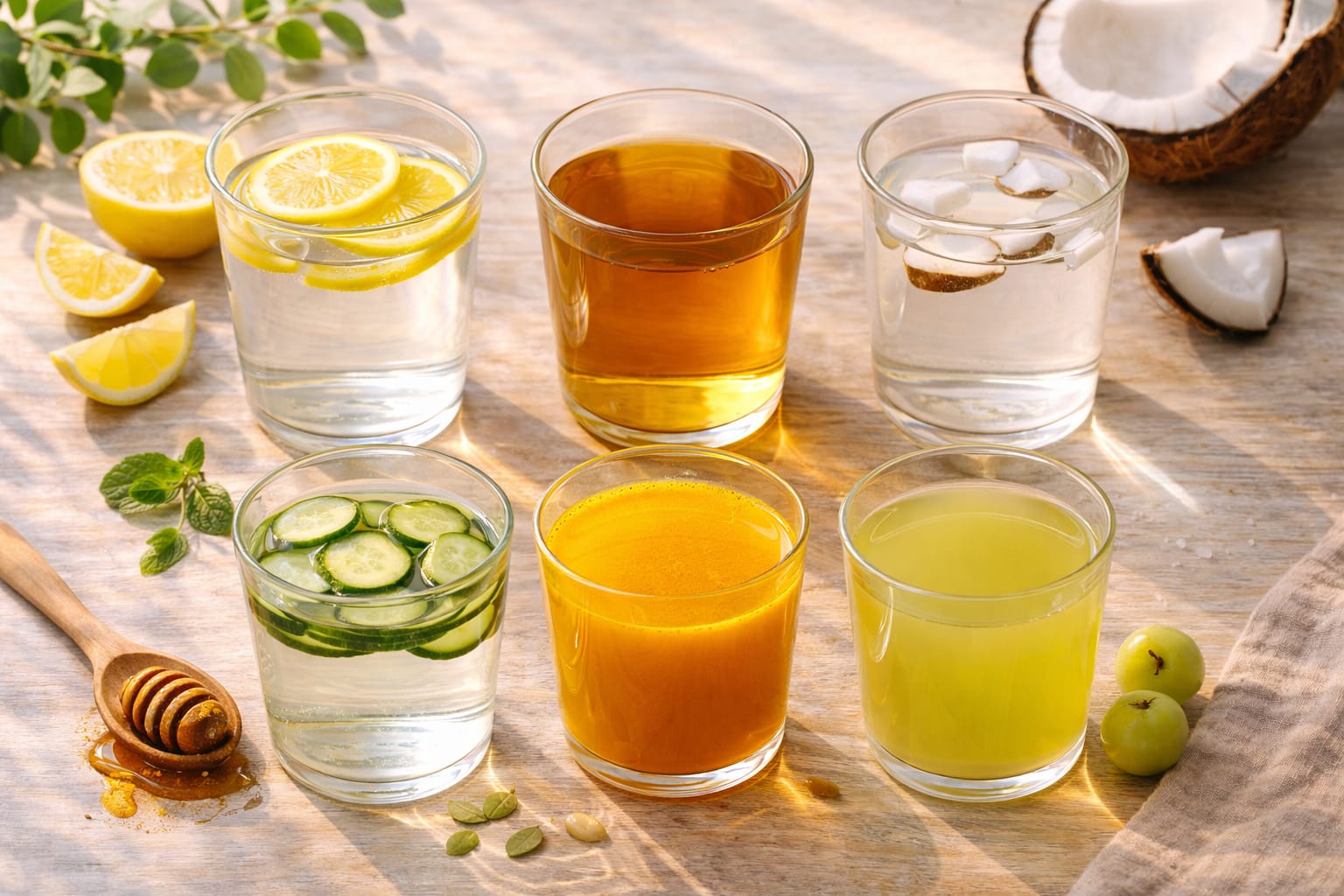 Best Natural Morning Drinks for Glowing Skin